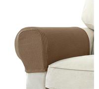 Sofa Arm Covers, Pack of 2, Chair Arm Protectors, Stretch Armrest Fit Various Size Elastic Armrest