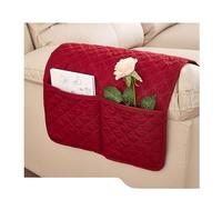 Sofa Armrest Cover Headrest Cover Recliner Chair Arm Cover Sofa Headrest Slipcovers Nonslip Waterproof Armchair Cover for Recliner Leather Sofa Couch Protector Modern a ( Color : 1 Red , Size : With p
