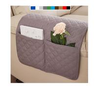 Sofa Armrest Cover Headrest Cover Recliner Chair Arm Cover Sofa Headrest Slipcovers Nonslip Waterproof Armchair Cover for Recliner Leather Sofa Couch Protector Modern ( Color : Light Grey , Size : Wit