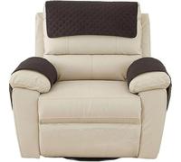 Sofa Armrest Cover Headrest Cover Recliner Chair Arm Cover Sofa Headrest Slipcovers Nonslip Waterproof Armchair Cover for Recliner Leather Sofa Couch Protector ( Color : Noir , Size : 1 Seater Sofa/3-