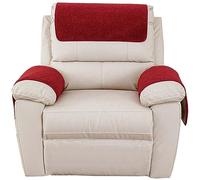 Sofa Armrest Cover Recliner Chair Headrest Cover for 1/2/3 Seat Arm Cover Armchair Slipcover Nonslip Quilted Furniture Protector for Pets Sofa Couch (Color : B17, Size : Armrests 1pc(pocket))