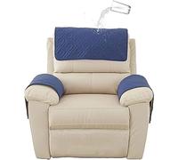 Sofa Armrest Cover Recliner Chair Headrest Cover for 1/2/3 Seat Arm Cover Armchair Slipcover Nonslip Quilted Furniture Protector for Pets Sofa Couch (Color : B11, Size : 1-seater/3pcs(1pocket))