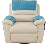Sofa Armrest Cover Recliner Chair Headrest Cover for 1/2/3 Seat Arm Cover Armchair Slipcover Nonslip Quilted Furniture Protector for Pets Sofa Couch (Color : B12, Size : Armrests 2pcs (1pocket))