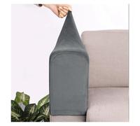 Sofa Armrest Covers 2pcs/set Sofa Armrest Glove Thicken Simple Quality Non-Slip Sofa Armrest Protector Sofa Covers Living Room Furniture Protectors(Dark grey)