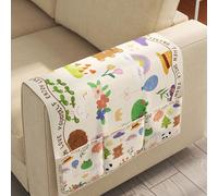 Sofa Armrest Organiser， Sofa Armrest Org. Polyester White 40-80x110cm Multi-Pkt Snacks TV Remote Books Mags Pen(White 1,70 * 110cm (three pockets))