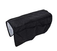 Sofa Armrest Organizer Bag, Couch Remote Holder Many Pocket Design Reasonable Layout Armchair Caddy Remote Control Holder for Quickly Conveniently Storage (Black)