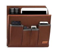 Sofa Armrest Organizer - Couch Storage Bag, Bedside Tray Pocket | Recliner Carrier Sleeve, Remote Control Pouch, Multtifunctional Sofa Accessory For Home Theater, Apartment, Dorm Or Studio