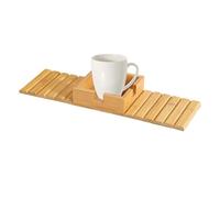 Sofa Armrest Tray - Couch Side Caddy 35x11cm, Wood Sturdy Support | Chair Remote Stand, Functional Tablet Book Beverage Beverage Mount for Leisure Comfort Improvement Apartment Dormitory Pr