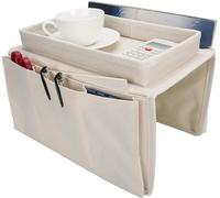 Sofa Armrest Tray Sofa Caddy Armchair Remote Control Holder Sofa Couch Caddy Pocket Organizer TV Organizer Sofa Organizer Bed Caddy with 6 Pockets For Magazine Phone TV Remote Game Controller Glasses