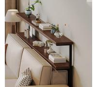 Sofa Back Storage Rack, Narrow Long Table Against The Wall Radiator, Double-Layer Space-Saving Storage Rack