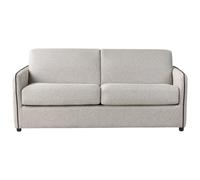 Sofa Bed 2 Seater ISHOJ Fabric Light Grey
