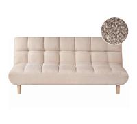 Sofa Bed 2 Seater RISOR Boucle Beige