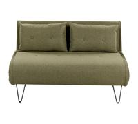 Sofa Bed 2 Seater VESTFOLD Fabric Olive Green