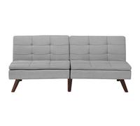 Sofa Bed 3 Seater RONNE Fabric Light Grey