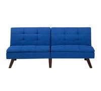 Sofa Bed 3 Seater RONNE Fabric Navy Blue