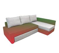 Sofa Bed Cover Set Includes 3 Covers Slipcovers for Sofa Beds & Long Chairs (T14 Right Chair) & Fur Protect