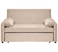 Sofa Bed HORMA Fabric Light Brown