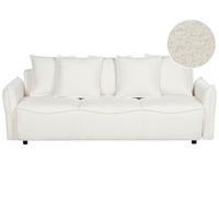 Sofa Bed KRAMA White Boucle