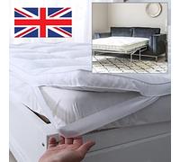 SOFA BED / PULL OUT BED 800g PANEL MATTRESS TOPPER "PREMIUM RANGE" (4 Corner Elastic Anchors) 30" x 75"