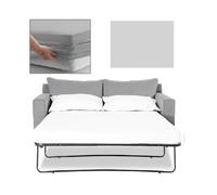 SOFA BED/PULL OUT BED FITTED SHEET 115cm x 180cm (45" x 71") 300 Thread Count (Silver Grey, 6" Depth)