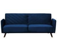 Sofa Bed SENJA Navy Blue Velvet