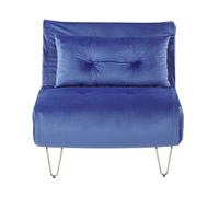 Sofa Bed VESTFOLD Navy Blue Velvet