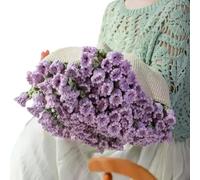 Sofa Blanket | Crochet Blanket Flower Bouquet - Soft and Comfortable Fabric Versatile Decoration for Bed Travel Nap Birthday Mother's Day