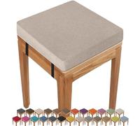 sofa booster cushion 45X45x3CM Square Seat Cushion Indoor/Outdoor thick, Anti-slip Buckle Stool,ChairPad with Removable Cover for Kitchen Bar Chairs