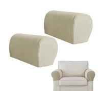 Sofa Caps, 2-Piece Washable Stretch Protective Covers, Sofa Armrest Protector, Relaxing Chair Covers - For Home Office Living Room Bedroom as well as Two-seater and Armrest Chairs