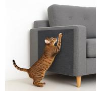 Sofa Cat Scratch Protector, Anti Scratch Furniture Protector for Cats, Self-Adhesive Mat to Prevent Scratching, Durable Cat Protection for Sofa, Easy to Apply Protectors Covers All Corners & Surfaces