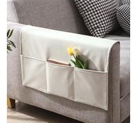 Sofa Chair Couch Armrest Organiser Armchair Hanging Storage Bag Waterproof Sofa Couch Armrest Cover Organizer Caddy Sofa Arm Tidy Holder Pouch for Tablet Phone Glasses Book Magazine TV Remote Control
