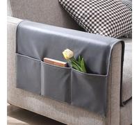 Sofa Chair Couch Armrest Organiser Armchair Hanging Storage Bag Waterproof Sofa Couch Armrest Cover Organizer Caddy Sofa Arm Tidy Holder Pouch for Tablet Phone Glasses Book Magazine TV Remote Control