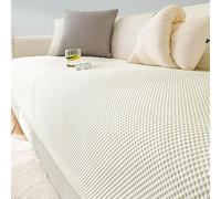 Sofa Couch Cover Individual Chaise Cover Universal Cushion Protector Anti-Slip Sofa Covers L/U Shaped Corner Couch Covers,Beige,43 * 82in/110 * 210cm