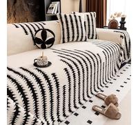 Sofa Cover 1 2 3 4 5 Seater Comfy Protector Blanket Large Multi-Purpose Sofa Throw for Home & Office White (180x260cm)