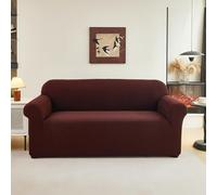 Sofa Cover 3 Seater Coffee Pattern Pet Stretch Sofa Covers Protectors Soft Spandex Elastic Covers for Sofas Couch Cover Machine Washable Universal Slipcovers Thick Non Slip