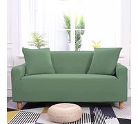 Sofa Cover 3 Seater Olive Green Sofa Slipcovers High Stretch Modern Couch Covers Polyester Spandex Non Slip Sofa Protector with Elastic Bottom Settee Covers