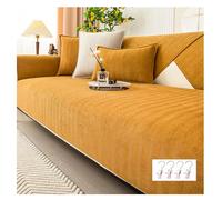 Sofa Cover, Herringbone Chenille Fabric, Non-Slip, Thick Textured Furniture Protector for 1 2 3 Seater Couch