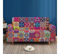 Sofa Cover, High Stretch 1 2 3 Seater Sofa Slipcover Printed Couch Cover All-inclusive Sofa Slipcover Universal Couch Cover Non Slip Furniture Protector Cover (Size:2 Seater(145-185cm),Color:b 'G'> g)