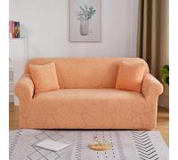 Sofa Cover Light Orange Tropical Pet Stretch Sofa Covers Protectors Soft Spandex Elastic Covers for Sofas Couch Cover Machine Washable Universal Slipcovers Thick Non Slip 1 Seater