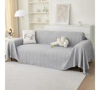 Sofa Cover Modern Cooling Summer Washable Dog for Sectional Couch Lightweight Breathable Blush Pink Leaf Texture for 3-4 Cushion 71''x150''