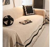 Sofa Cover Modern Dustproof Anti-Slip Sofa Protector Soft Chenille Sofa Blanket for All Seasons, Sofa Throw for 2, 3, and 4 Seater Sofas, Decorative Blankets