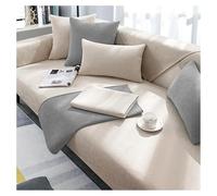Sofa Cover Soft Chenille for Pets: Dog Cat Sofa Protector Non Slip 1 2 3 Seater Couch Cover Universal Vintage Corner Sofa Slipcovers for Living Room (Beige, 110 * 160cm)