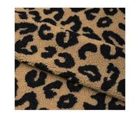 Sofa Cover, Thickened Leopard Print Lamb Wool Fabric for Winter Hoodies Vests Dolls Bedding Coats Handmade DIY Clothing Fabrics 0.5m/1m/2m(Color 3,200x160cm)