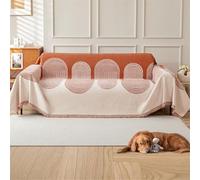 Sofa Cover Universal Couch Protector 3 Seater Durable Easy to Clean Large Throw for All Seasons Stylish Home Décor 180x380cm