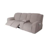 Sofa Cover with Drink Holders 2-Seater Couch Protector Stretch Slipcover for Loveseat Durable Furniture Cover Easy to Clean Stylish Design Ideal for Home Decor