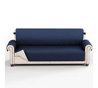 Sofa Covers 3 Seater And 1/2/4 Seater Waterproof Recliner Chair Cover Non Slip Sofa Slipcover Couch Protector Settee Cover for Cats Dogs Soft Quilted Seat Furniture Slipcovers ( Color : Navy , Size :