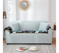 Sofa Covers Duck Egg Blue 2 Seater Sofa Covers Spandex Stretch Sofa Cover Machine Washable Sofa Protectors from Pets Modern Universal Thick Non Slip Couch Cover