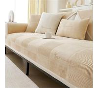 Sofa Covers, Simple Anti Scratch Couch Cover, Thin Covers(Light coffee,110 * 180cm)