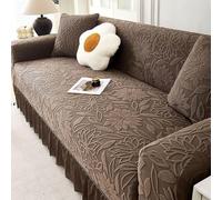 Sofa Covers With Skirt 1/2/3/4 Seater Super Soft Covers High Stretch Sofa Slipcover Printed Pattern Sofa Covers Anti Scratch Sofa Cover Non Slip Sofa Slipcove(Size:2 Seater (145-185cm),Color:H)