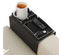 Sofa Cup Holder Tray, Anti-Slip Armrest Trays, Flexible Silicone Table with Remote Storage Slot, Ideal for Couch, Rv, Car, Outdoor Use, Perfect for Tables Organization, 43x34x4cm